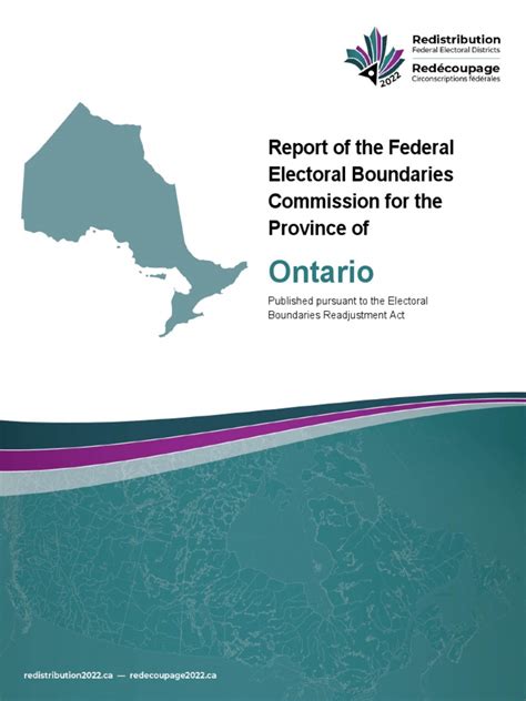 2023 Riding Redistribution Final Report Pdf Ontario Census