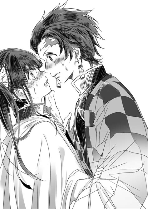 Kanao And Tanjiro Kiss Manga
