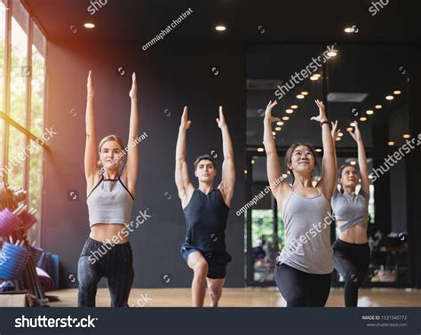 Group Mix Race People Practicing Yoga Stock Photo 1531540772 Shutterstock