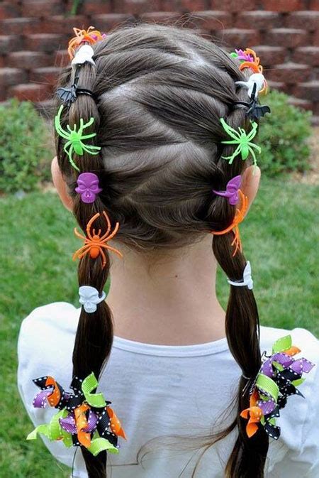 These are styles which bring out the outer beauty of your child complimenting the inner beauty of their hearts. 20+ Crazy & Scary Halloween Hairstyle Ideas For Kids ...