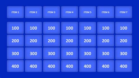 Jeopardy Powerpoint Template With Score