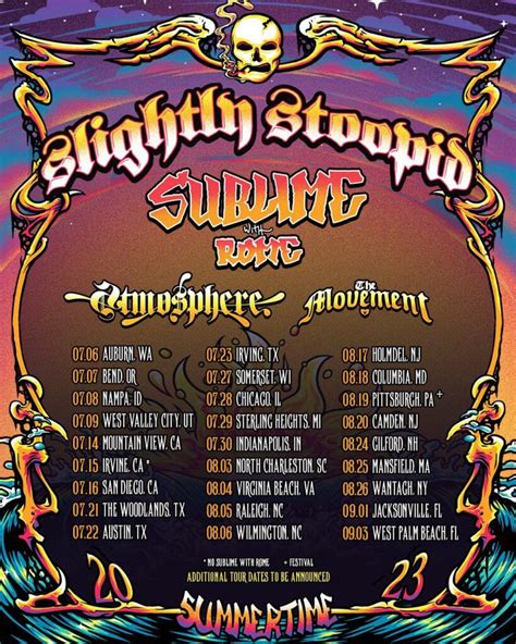 Slightly Stoopid Announces Summertime 2023 Tour Silverback Artist Management