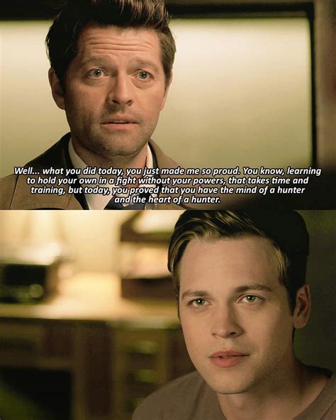 Fatherly Cas Is The Sweetest And Cutest Thing Ever Supernatural 14x03 “the Scar