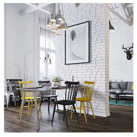 30+ White Brick Wall Interior Designs | Home Designs | Design Trends
