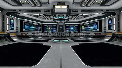 Spaceship Interior Background