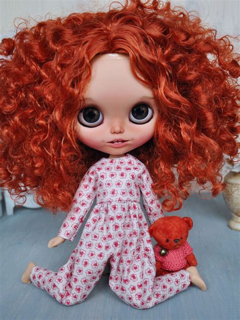 Red Doll Blythe Custom Red Dolls Custom Dolls Blythe Dolls