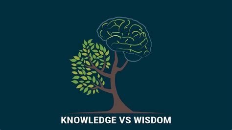 Knowledge Vs Wisdom Iopenertoday