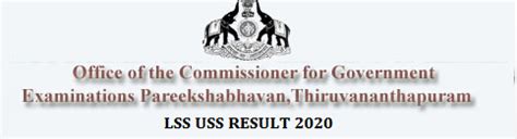 The scheme provides scholarship program to the unprivileged students. Kerala Pareeksha Bhavan LSS USS Result 2020 പരിണാമം ...
