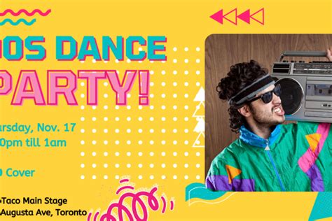 A Retro 90s Dance Party And Social Tacotaco 319 Augusta Ave Toronto