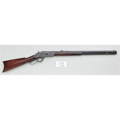 Winchester Late First Model 1873 Lever Action Rifle 44 40 Cal 24