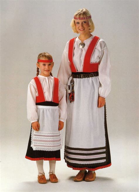 Pyhäjärvi Carelia Finnish Clothing Finnish Costume Traditional Outfits