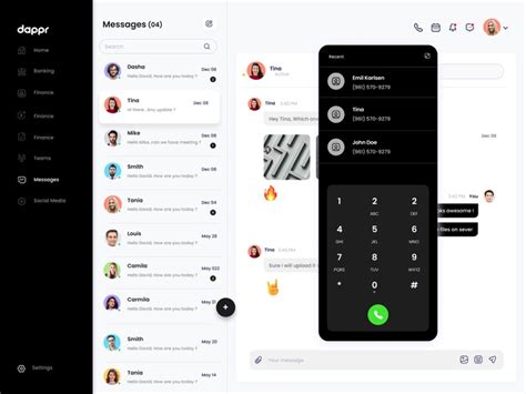 Chat Ui Design By Ghulam Rasool 🚀 For Cuberto On Dribbble