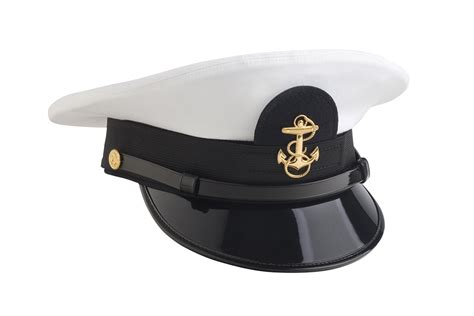 Navy Chief Petty Officer Complete Cap Mens Bernard Cap Genuine