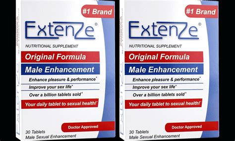 2 Pack Of Extenze Original Groupon Goods