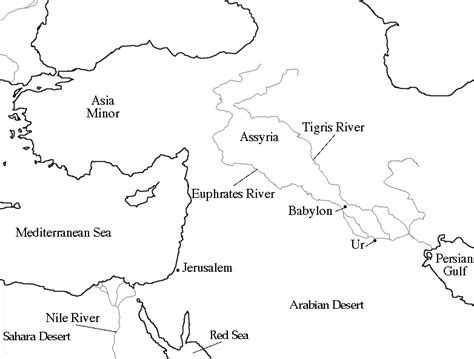 Free Printable Map Of Mesopotamia Printable Templates