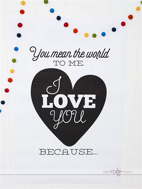 Come share the beauty of malaysia. "Reasons I Love You" Posters- an Easy, Romantic Gift Idea