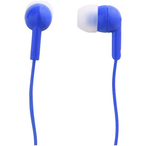 Onn Basic In Ear Headphone Earbuds Blue