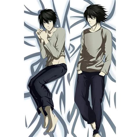 Japanese Bl Anime Death Note Male Light Throw Otaku Dakimakura Cushion