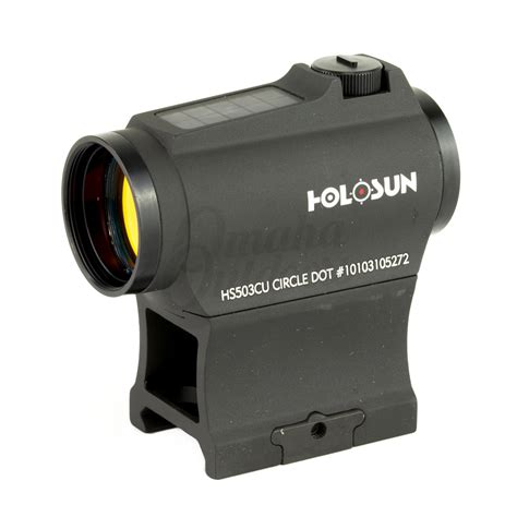 Holosun Hs503cu Reflex Red Dot Sight 2 Moa Reticle Side Buttons