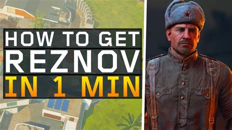 How To Unlock Reznov In 1 Minute Black Ops 4 Blackout Youtube