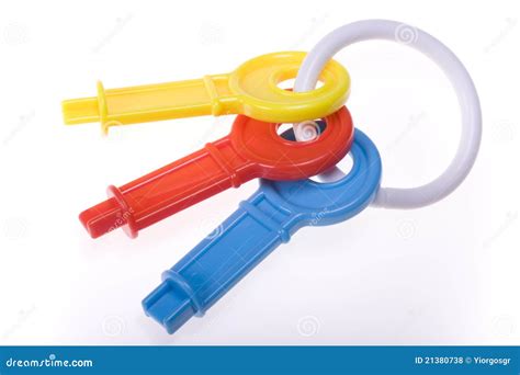 Colorful Toy Keys Stock Photo Image Of Orange Game 21380738