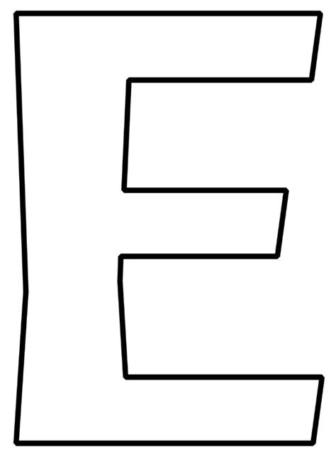 Printable Alphabet Letter E Template Alphabet Letter E Letter E