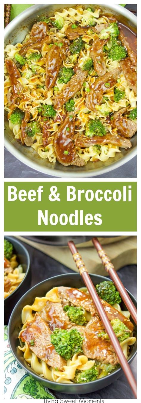 Cover and simmer 5 minutes or until noodles and beans are tender, stirring occasionally. Beef And Broccoli Noodles | Recipe (With images) | Recipes ...