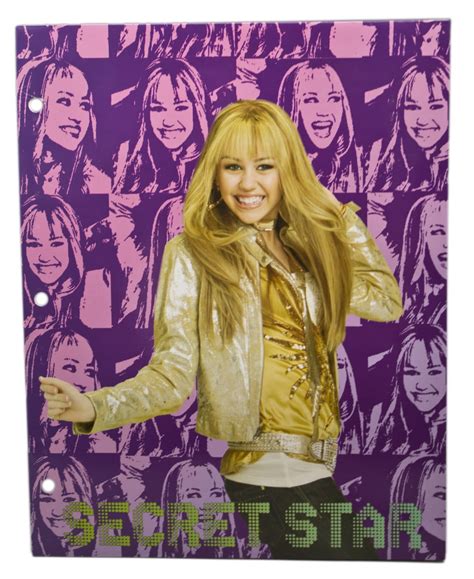Disneys Hannah Montana Secret Star Violetpink Kids Folder Walmart