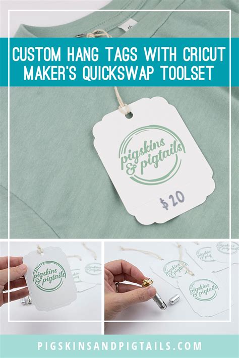 Create Custom Hang Tags With Cricut Makers Quickswap Toolset