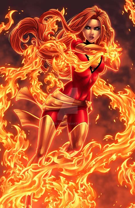 Dark Phoenix Rising By Jamiefayx On Deviantart Dark Phoenix Marvel
