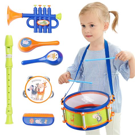 Iplay Ilearn Toddler Musical Instruments Toys Kids Drum Set Baby