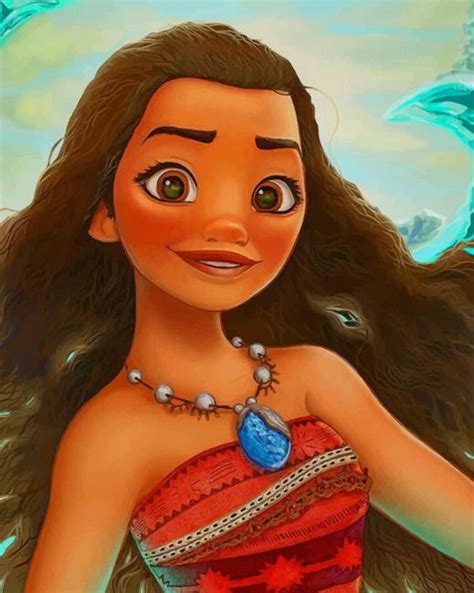 The Princess Moana New Paint By Numbers Canvas Paint By Numbers