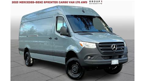 2023 Mercedes Benz Sprinter Cargo Van 170 Awd Video Tour With Roger