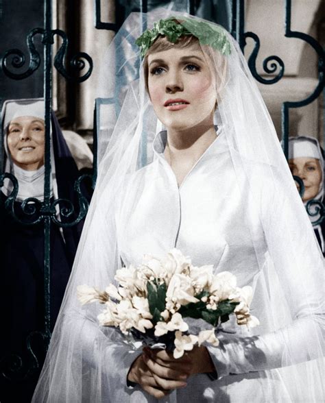 Maria And Captain Von Trapps Wedding In The Sound Of Music Sound Of Music Julie Andrews