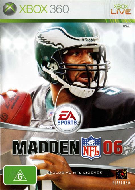 Madden Nfl 06 2005 Xbox 360 Box Cover Art Mobygames