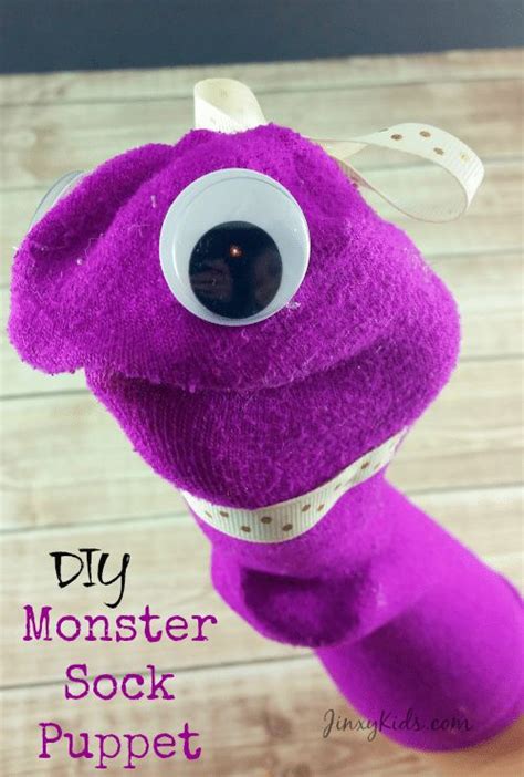 Monster Sock Puppet Craft Diy Fun With Mismatched Socks In 2023