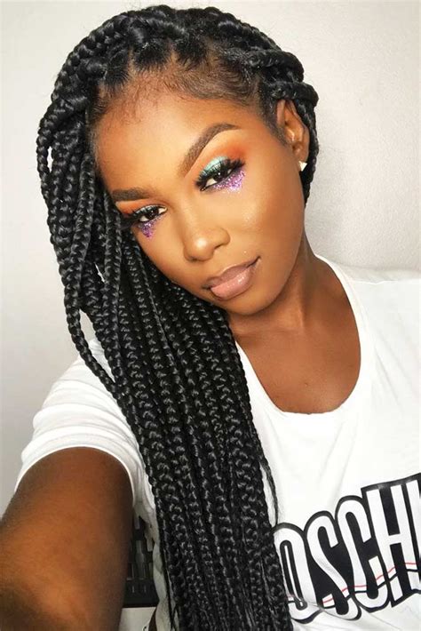 This video is super beginner friendly. Box Braid Styling Ideas For Most Exquisite Tastes ...