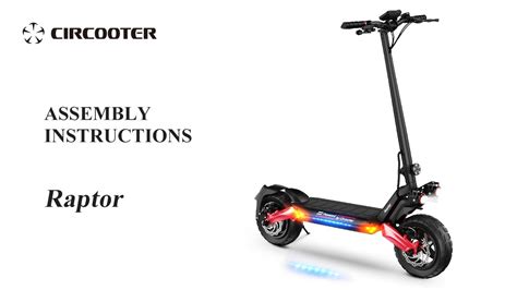 Circooter Raptor Electric Scooter Unboxing Youtube
