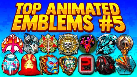 Best Animated Emblems In Modern Warfare Part 5 Rare Youtube
