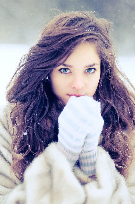 Beautiful Girl And Snow Image 132299 On