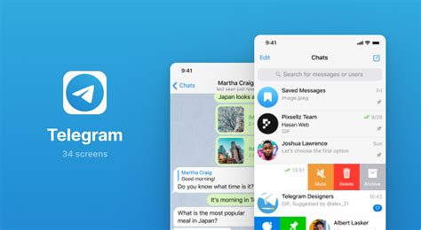 Telegram Ui Screens Figma