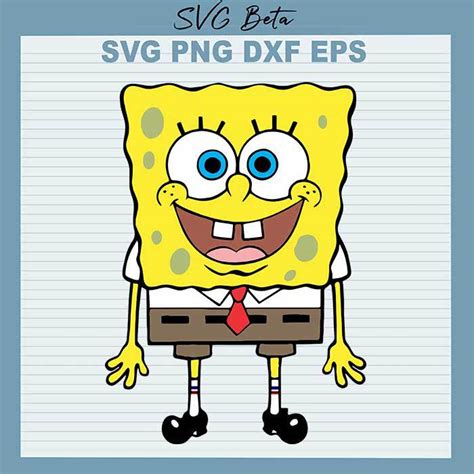 Spongebob Squarepants Svg Spongbob Svg Spongebob Squarepants Svg Png Dxf