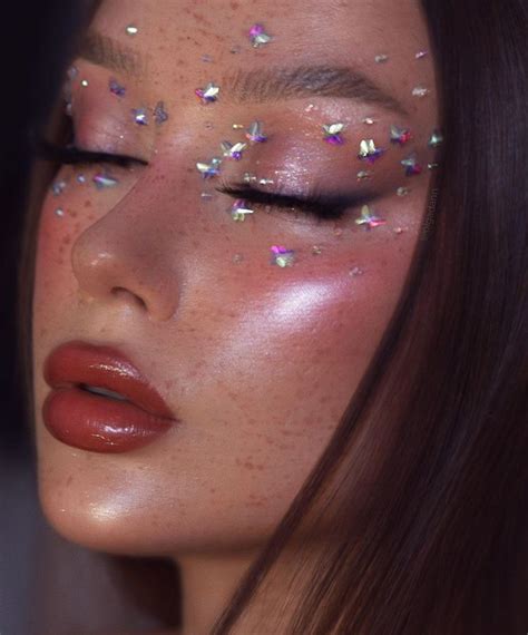 Bold Makeup Pink Eyeshadow Glitter Look Euphoria Esque Aesthetic In