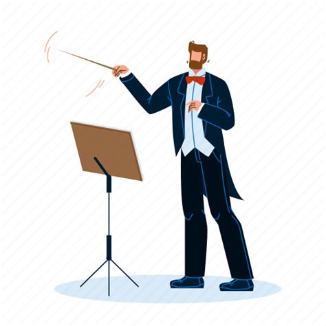 Conductor Music Man Conducting Orchestra Leader Stick