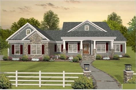 Southern Country House Plan Three Bedrooms Plan 109 1193