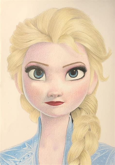 My Version Of Elsa Frozen 2 Rdrawing