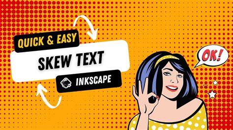 How To Skew Text In Inkscape Youtube