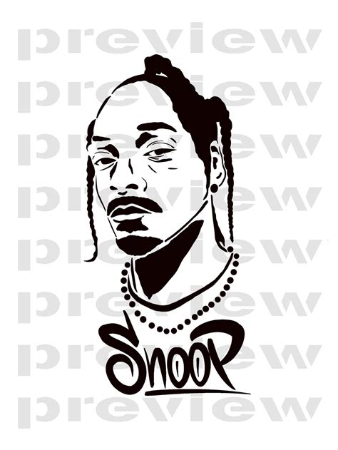 Snoop Dogg Svg File Perfect For Cricut Snoop Dogg Snoop Etsy