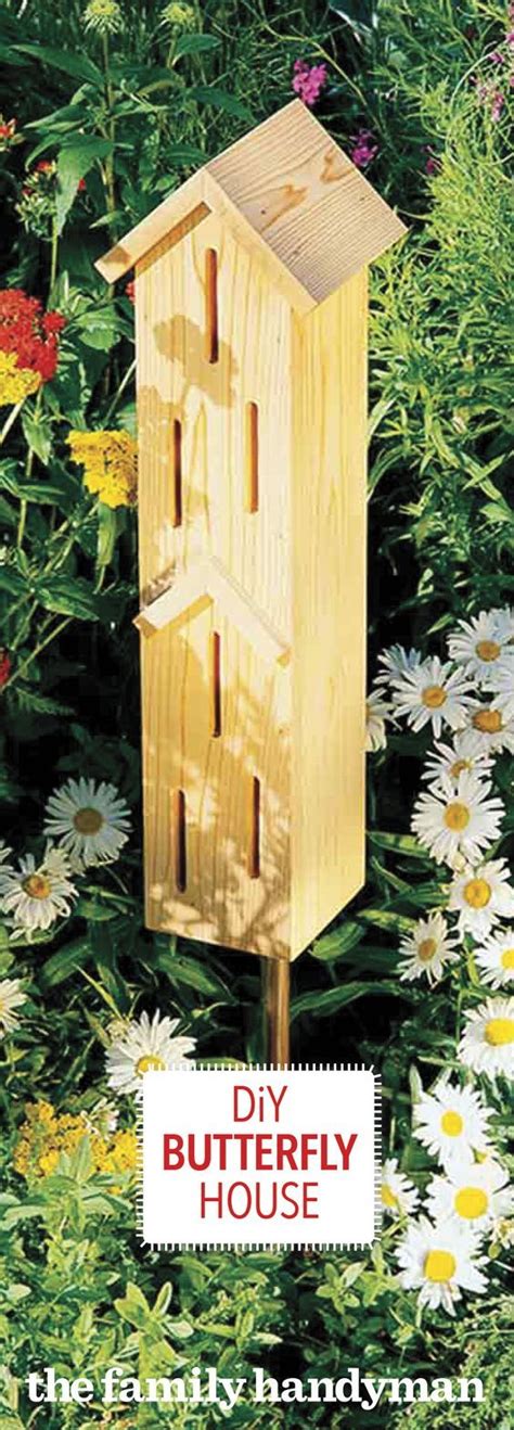 There are many great variations on butterfly house plans but this particular butterfly house can be made with scraps lying around your house. DIY Butterfly House | Butterfly house, Bird houses diy ...
