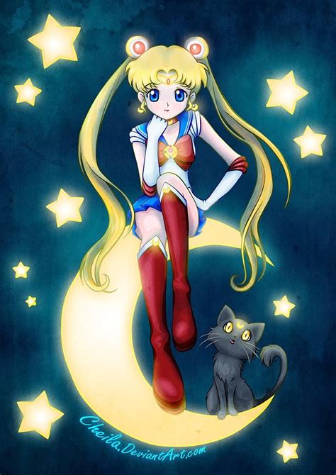 Sailor Moon By Cheila On DeviantArt Sailor Moon Art Sailor Chibi Moon Sailor Moon Usagi
